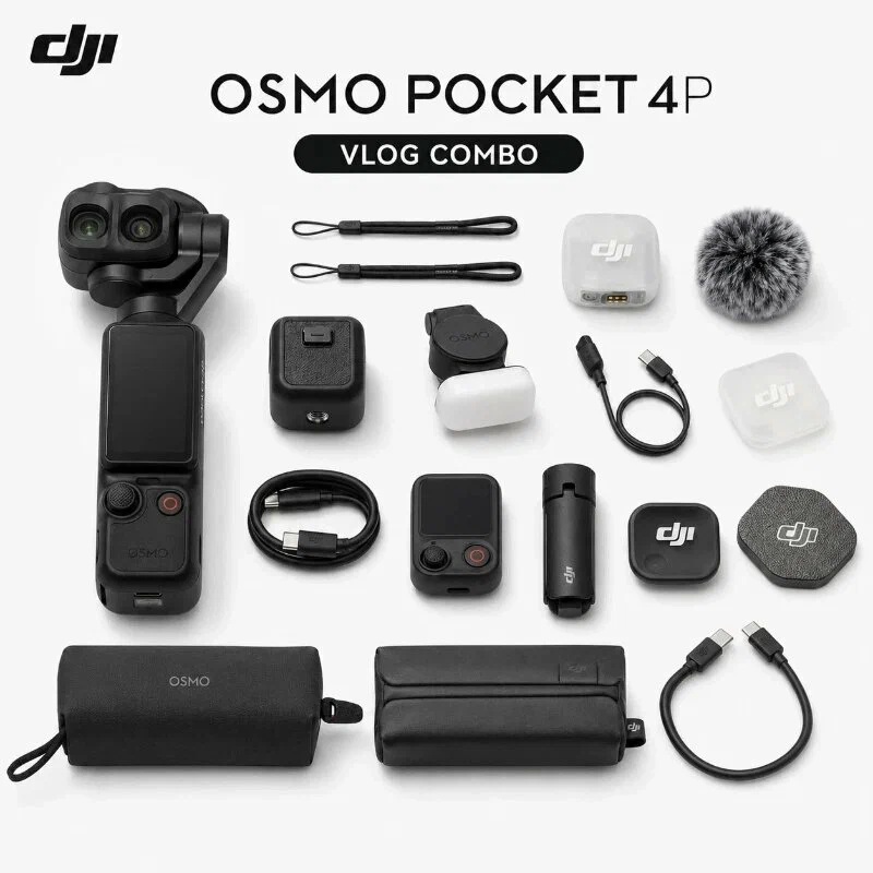 DJI Osmo Pocket 4P VLOG Combo